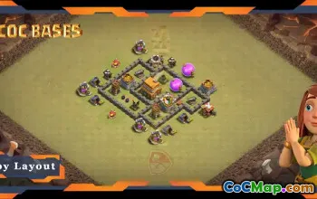 Best TH4 Townhall Base Layouts with Links #57362