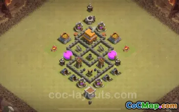 Best TH4 War Base 2024 - Anti Everything & Copy Link #18107