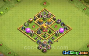 Nejlepší základna TH5 2024: Hybrid Anti-Everything Design s odkazem #18160