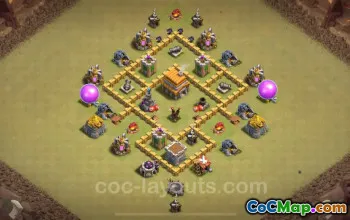 Best TH5 War Base 2024 - Anti Everything with Link #18188