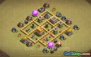 Best TH5 War Base 2024: Anti-Everything with Link #18190