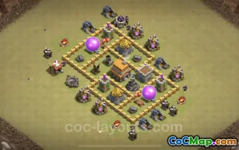 Best TH5 War Base: Anti Everything & Hybrid - Copy Link #18243