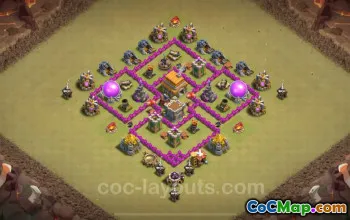 Best TH6 Anti 2 Stars War Base 2024 - Copy Link Inside! #18344