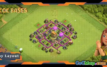 Best TH6 Farming Base: Hybrid & Anti-Everything Layout #19646