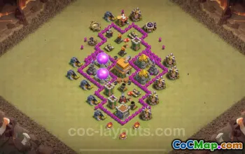 Best TH6 War Base 2024 - Hybrid Layouts & Copy Links #18397