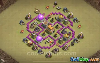 Best TH6 War Base | Anti 3 Stars | Clash of Clans #23700