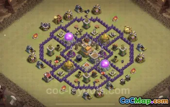 Pangkalan TH7 Anti 2 Bintang Terbaik - Tata Letak Perang Balai Kota 7 Teratas #18752