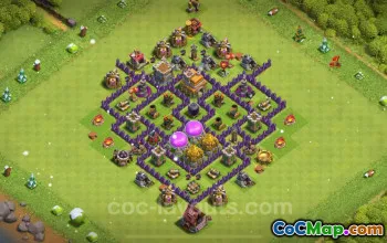 Best TH7 Anti 3 Star Base - Town Hall 7 Hybrid 2025 #24179