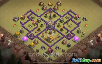 Best TH7 Anti 3 Stars War Base 2024 - Copy Link Inside! #18498