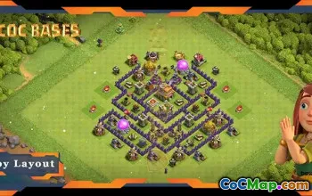 Best TH7 Anti Air Base Layout - Unbeatable & Anti Loot #19990
