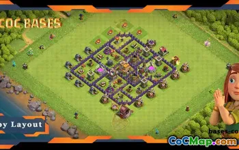 Best TH7 Farming Base with Anti 3 Star Layout #57689