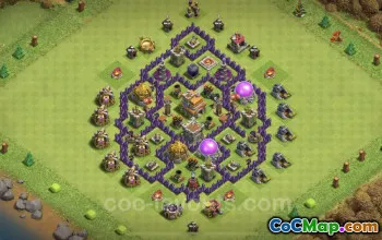 Best TH7 Trophy Base - Anti Everything Hybrid Layout #24078