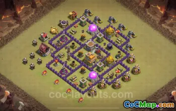 Best TH7 War Base 2025 - Anti Everything with Link #26275