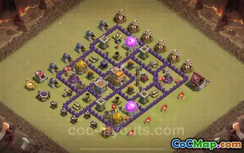 Best TH7 War Base 2025: Top Hybrid Designs with Links #26258