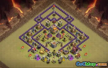 Best TH7 War Base 2025 with Link | Town Hall 7 CWL Defense #51224