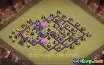 Best TH7 War Base Links & Layouts for Clash of Clans 2025 #26571