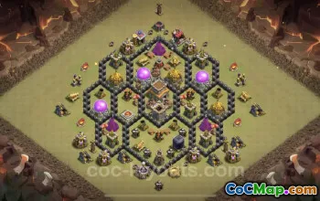 Best TH8 Anti 2 Stars War Base 2023 - Clash of Clans #19065