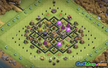 Best TH8 Anti-Air Base 2023 - Unbeatable Loot Defense #19075