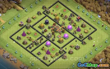 Best TH8 Base 2023: Anti-Everything Hybrid Layouts #19167