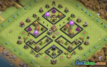 Best TH8 Base Copy 2023: Anti 3 Stars & Anti Everything #19012