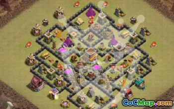 Best TH8 Clash of Clans Base Layouts #53656