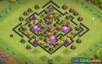 Best TH8 Farming Base 2024: Max Levels & Anti 3 Stars #18898