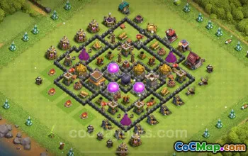Best TH8 Farming Base Link - Clash of Clans 2025 #26373