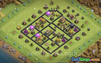 Best TH8 Hybrid Base - Anti Everything Defense Link #24560