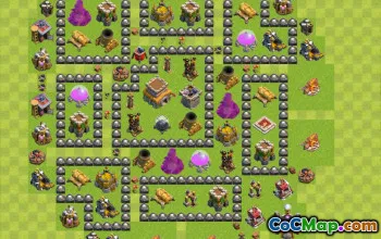 Best TH8 Trophy Base for Clash of Clans - Defense Strategies #26443