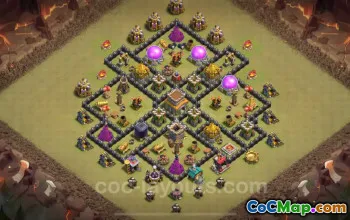 Best TH8 War Base 2024: Anti 2 Stars & Anti Everything #24397