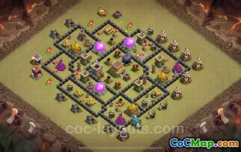 Best TH8 War Base 2024 - Anti Everything with Link #19091