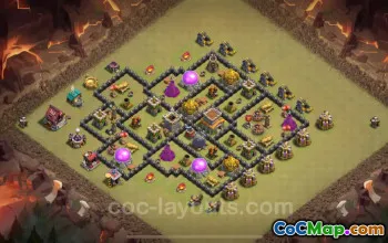 Best TH8 War Base 2025: Anti-Air & Hybrid Layouts #24602