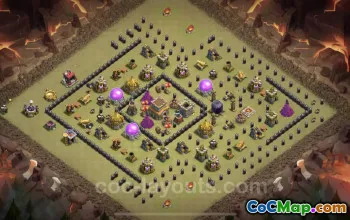 Best TH8 War Base: Anti-Everything & Copy Link for CWL #24595