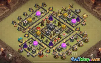 Best TH9 Anti 2 Stars Base - Hybrid Base Copy 2024 #17679