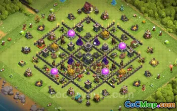 Best TH9 Anti 3 Stars Base 2024 - Clash of Clans Guide #19330