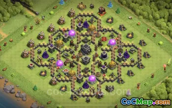 Best TH9 Anti 3 Stars Base: Strong Defense & Link #24830