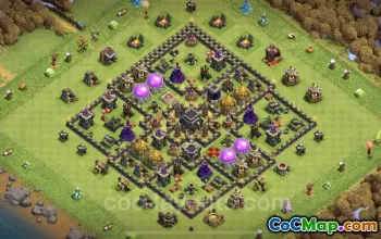 Best TH9 Base 2023: Top Hybrid Anti-Everything Link #19463