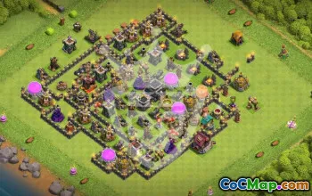 Best TH9 Clash of Clans Base Layouts to Copy #53193