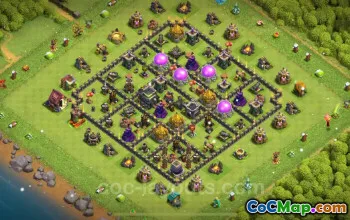 Best TH9 Hybrid Base 2024: Anti-Everything & Link #19368