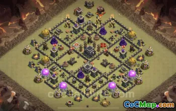 Best TH9 War Base 2023 - Anti 3 Stars & Everything Link #19453