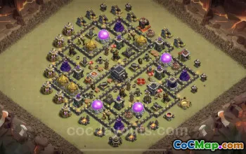 Best TH9 War Base 2023 - Anti Everything with Link #19551