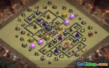 Best TH9 War Base 2023 - Anti Everything with Link #19575