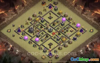 Best TH9 War Base 2023: Anti Everything with Link #19578