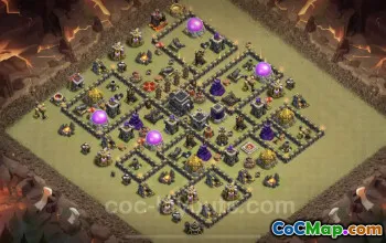 Best TH9 War Base - Anti Everything Hybrid 2023 - Link Inside #19491