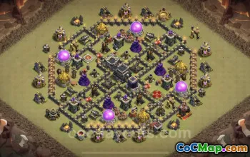 Best TH9 War Base: Anti Everything & Hybrid Designs #24692