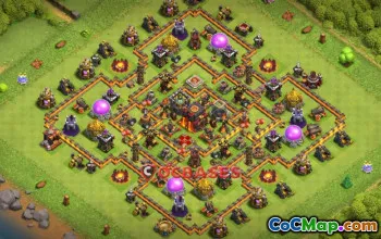 Best Town Hall 10 Farming Base | Clash of Clans Copy Link #19899