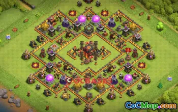 Best Town Hall 10 Farming Base | Clash of Clans Copy Link #22231