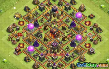 Best Town Hall 10 Hybrid Base | Clash of Clans Compact Design #23572