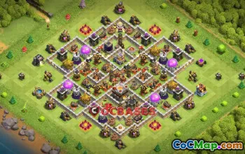 Best Town Hall 11 Hybrid Base - Clash of Clans Th11 #22576