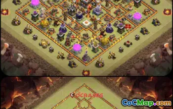 Best Town Hall 11 Hybrid Base for Clash of Clans #23003